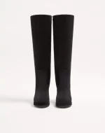 Valentino Fawcette Platform Boot In Crust Leather 90Mm - Image 5